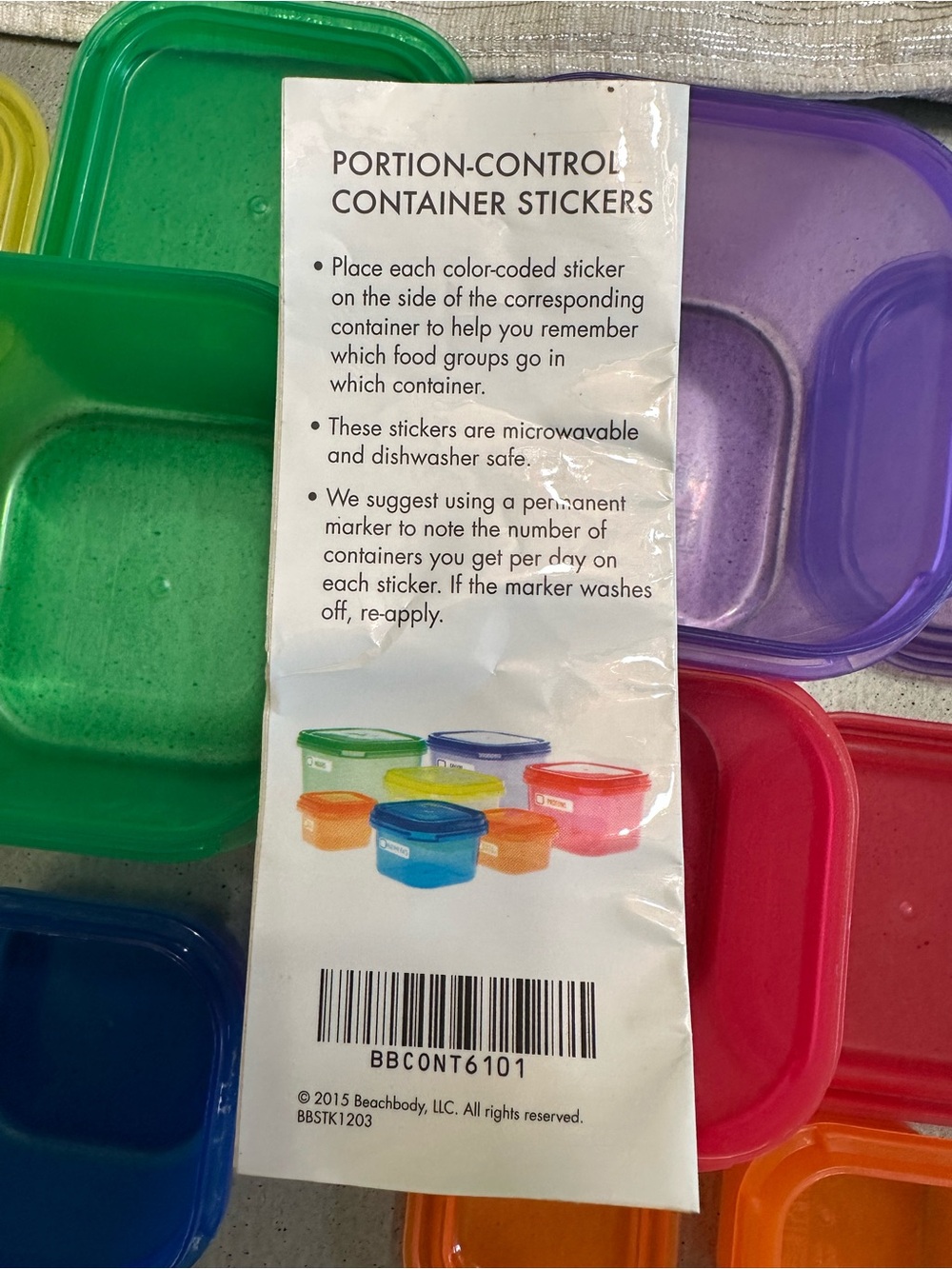 BEACHBODY Plastic Storage Containers - Multicolor - Picture 5 of 11